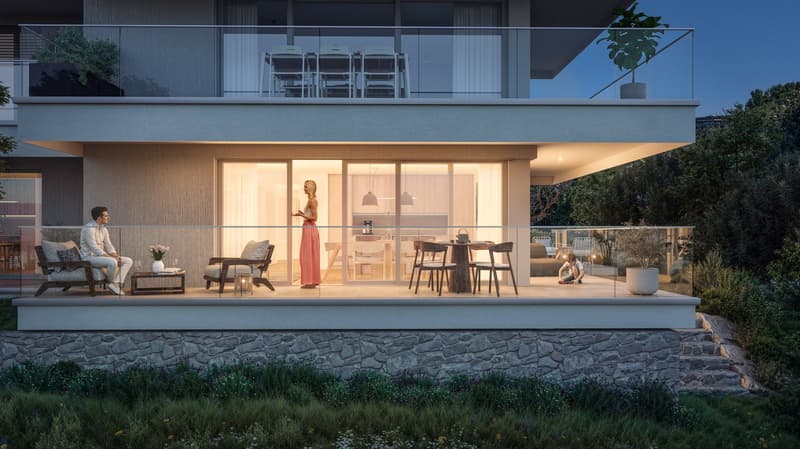 ALLE PORTE DI LOSANNA — Appartamento nuovo di 4.5 locali · Terrazza e giardino (4)