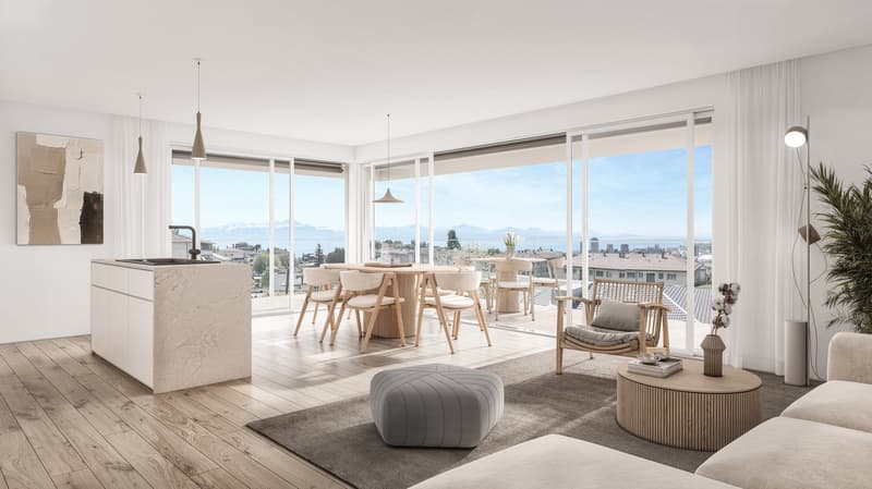 ALLE PORTE DI LOSANNA — Appartamento nuovo di 4.5 locali · Terrazza e giardino (6)