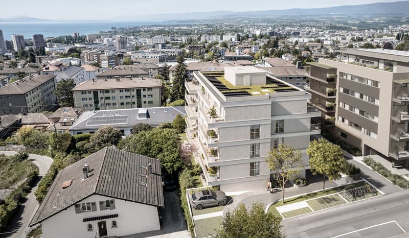 ALLE PORTE DI LOSANNA — Appartamento nuovo di 4.5 locali · Terrazza e giardino (3)