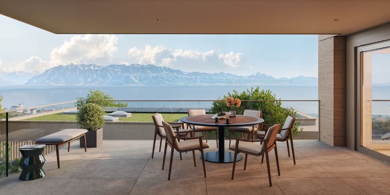 Charmant appartement de 3,5 pièces avec vue panoramique à Lutry (4)