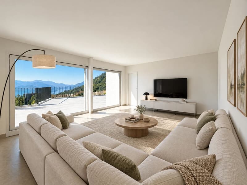 Cademario – Esclusiva villa con piscina e spettacolare vista lago (4)