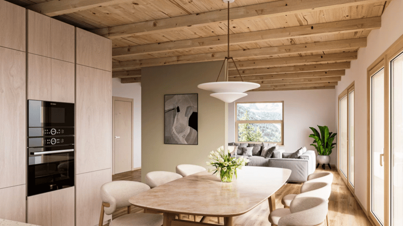 Progetto di costruzione nuovo di prima classe a Zermatt, albergo o 4 appartamenti duplex - residenza principale (3)