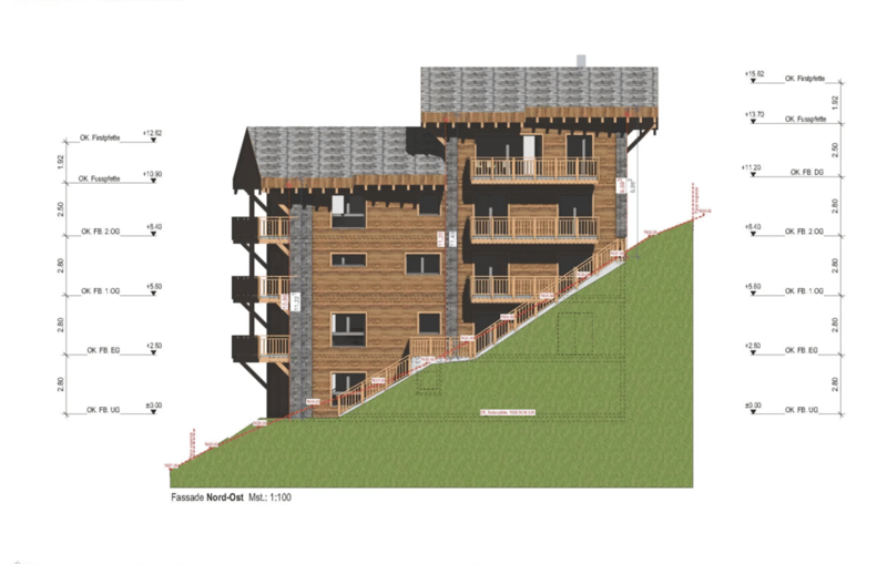 Progetto di costruzione nuovo di prima classe a Zermatt, albergo o 4 appartamenti duplex - residenza principale (7)
