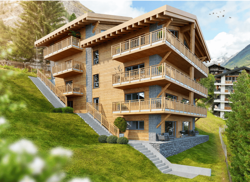 4.5 Duplexwohnung UG-EG Erstklassiges Neubauprojekt in Zermatt - Erstwohnsitz - Résidence principale (2)
