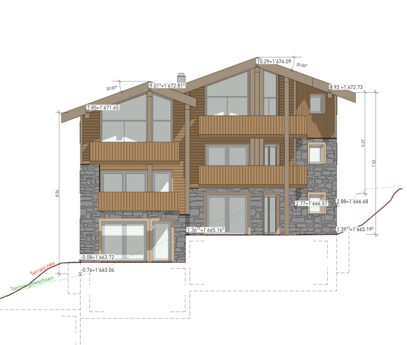 Progetto di nuova costruzione con vista sul Matterhorn - Residenza principale - 6 unità (2)