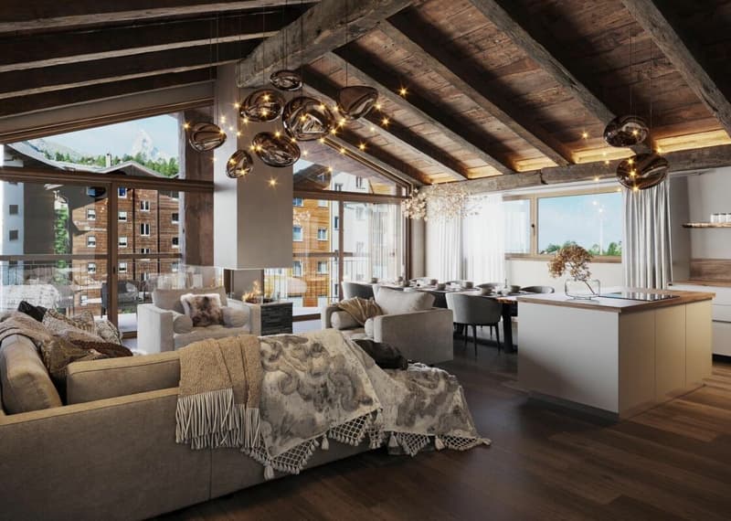 Progetto di nuova costruzione con vista sul Matterhorn - Residenza principale - 6 unità (9)
