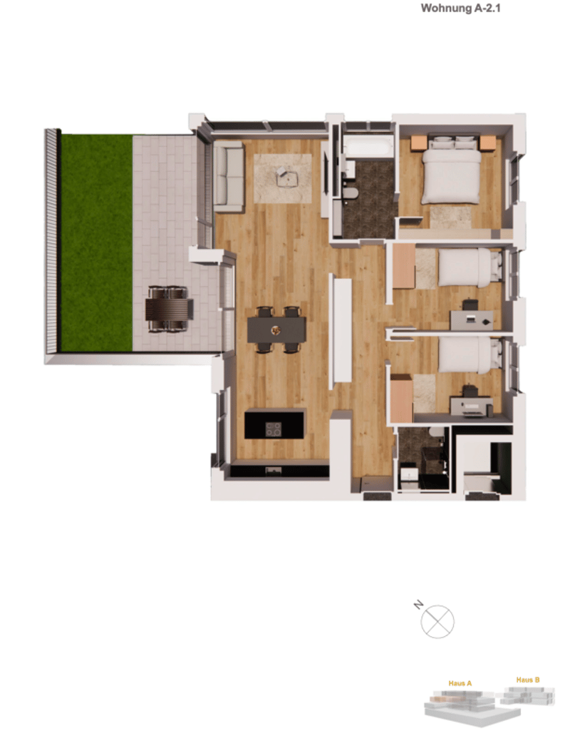 Progetto di costruzione unico con vista alpina a Brig - 9 unità residenziali esclusive! - 3 unità già vendute! (8)