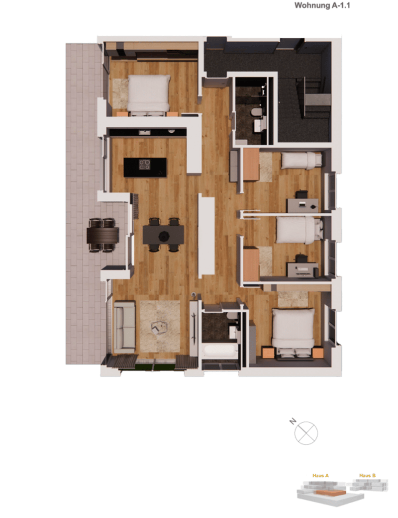 Progetto di costruzione unico con vista alpina a Brig - 9 unità residenziali esclusive! - 3 unità già vendute! (7)