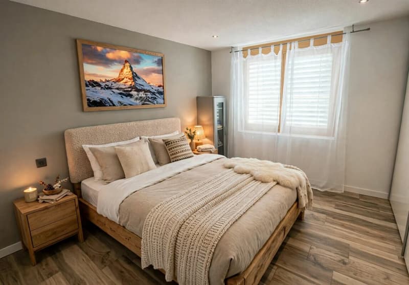 Charmante Perle 2.5 Zimmer Zweitwohnung in Zermatt mit unverbaubarem Matterhornblick (5)