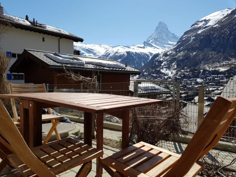 Charming Pearl 2.5 Room Second Home in Zermatt with Unobstructed View of the Matterhorn (2)