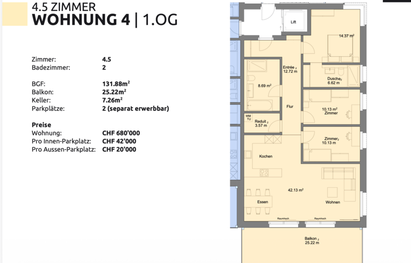Attraktives Mehrfamilienhaus mit 8 modernen und stilvollen 4.5/5.5 Zi. Wohnungen (26)