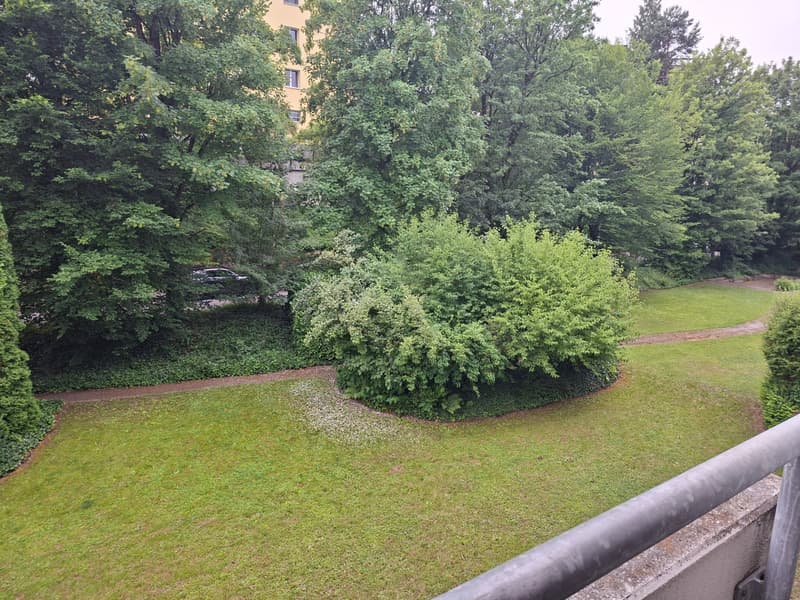 Sicht vom Balkon