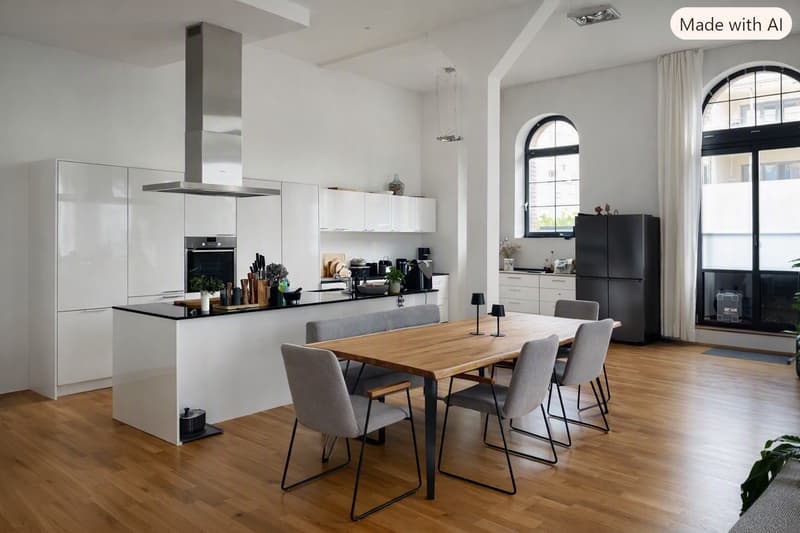 Einzigartige Loft in umgebauter Fabrik - urban und modern (2)