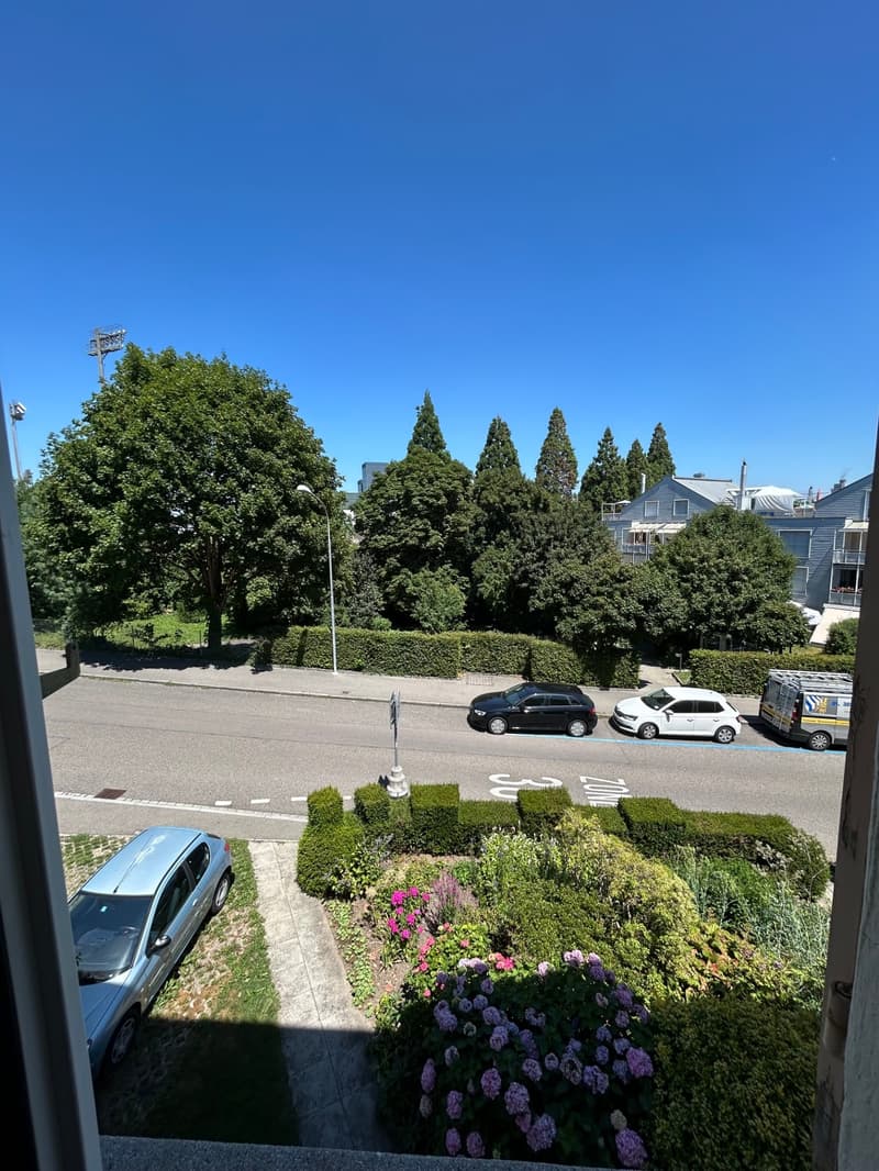 Ausblick vom Schlafzimmer