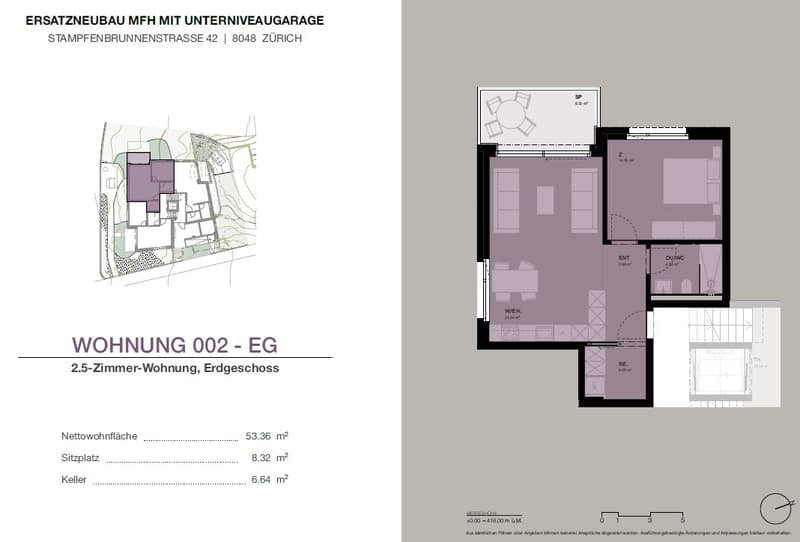 Grundriss Wohnung Typ 001