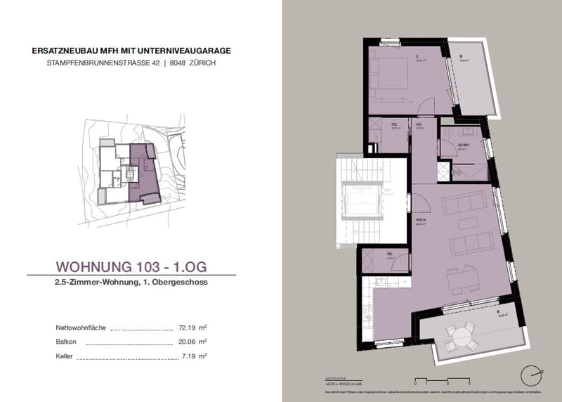 Erstvermietung - Grosszügige 2.5 Zimmer-Wohnungen zu vermieten (8)