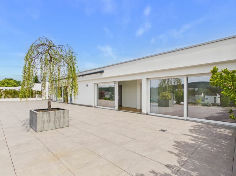 Sehr gepflegte, neuwertige Attika-Wohnung mit div. Extras wie Riesen-Terrasse, Lift mit direktem Zugang in die Wohnung, übergrossen Parkplätzen usw. (24)