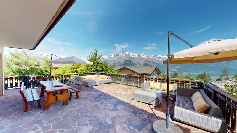 Stunning 5-Room Chalet with Pool and Panoramic Mountain Views in Nendaz (2)