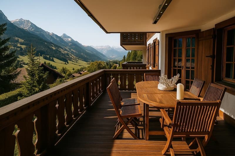 Charmantes 5,5-Zimmer-Alpenapartment in Rougemont (1)