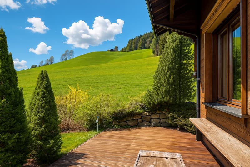 Charmantes 5,5-Zimmer-Alpenapartment in Rougemont (8)