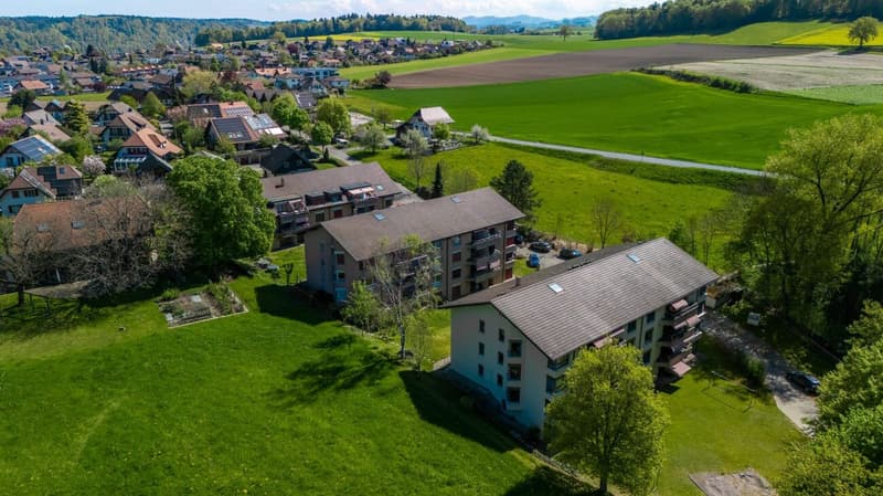 Well-maintained living in a green environment - 4.5-room apartment in Bösingen (9)