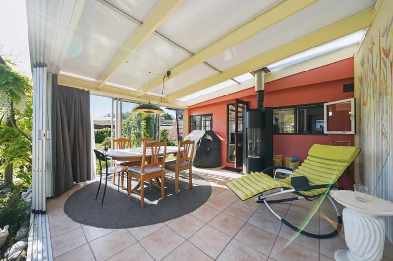 Well-maintained mobile home with 549 m² of land, a total of 5 plots with great development potential (4)