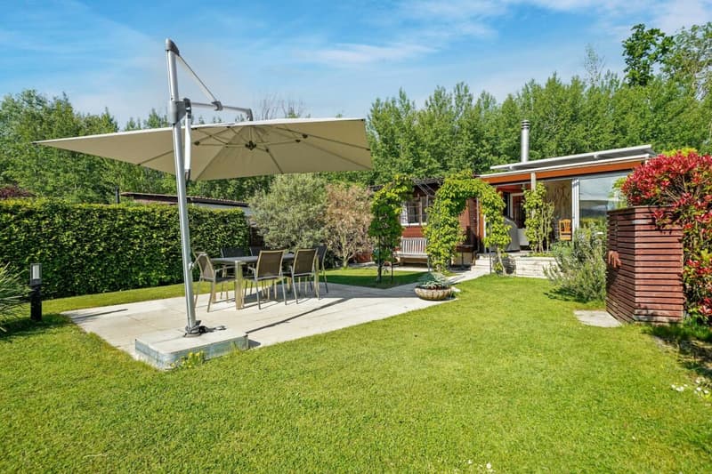 Well-maintained mobile home with 549 m² of land, a total of 5 plots with great development potential (3)