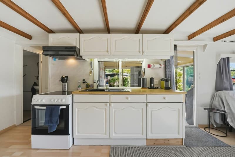 Well-maintained mobile home with 549 m² of land, a total of 5 plots with great development potential (6)
