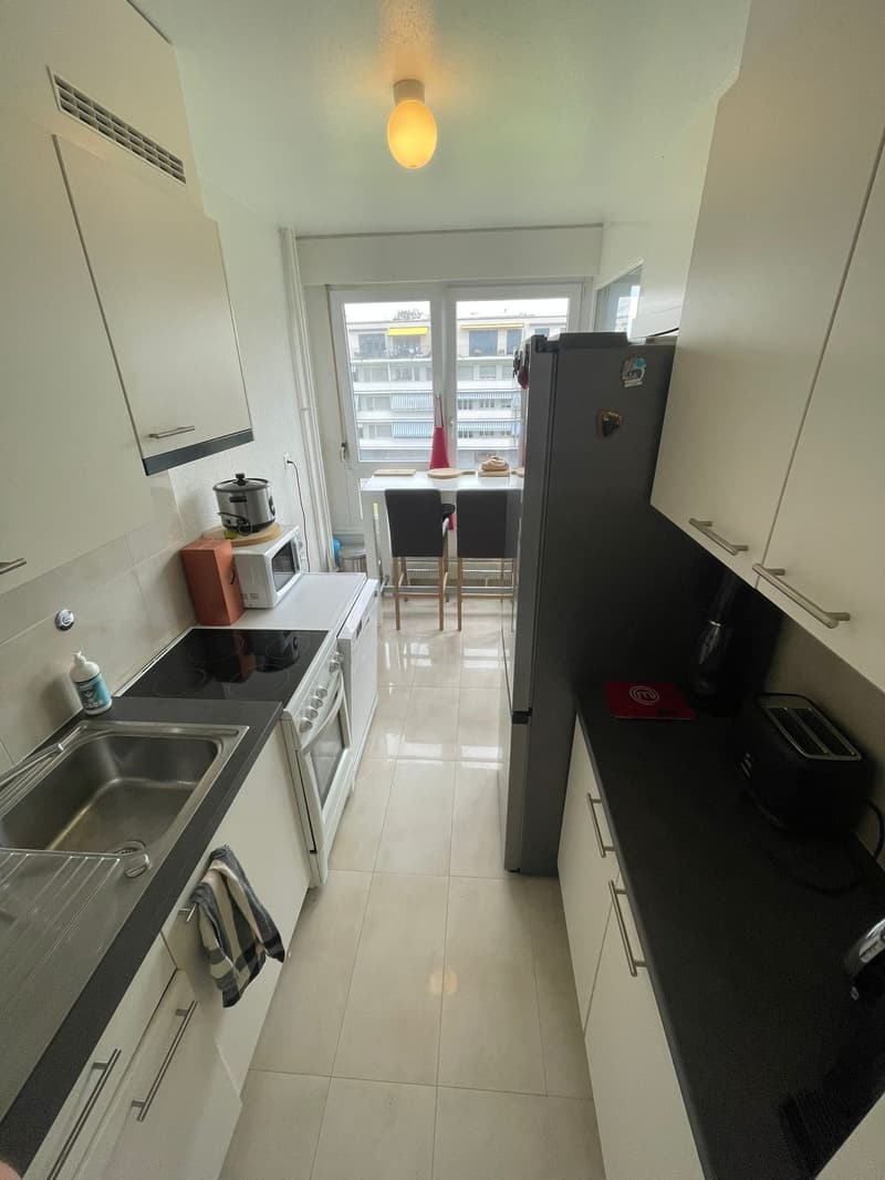Appartement 3 pièces en étage élevé avec balcon à Meyrin (2)