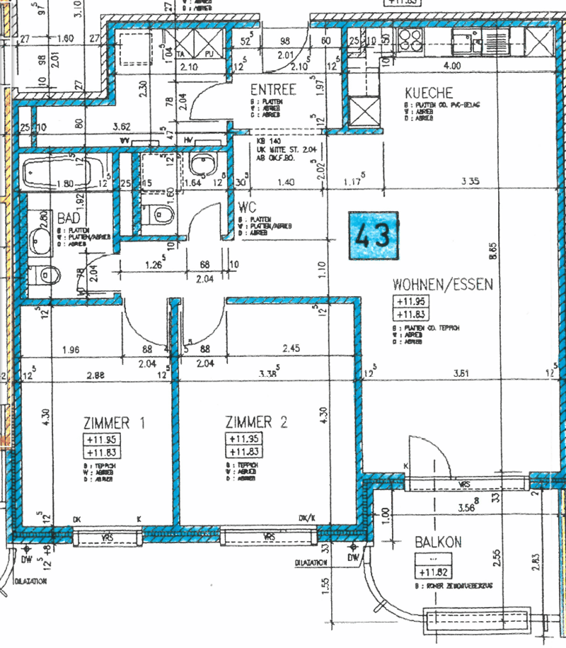 Apartment for seniors - Bright 3.5-room apartment with balcony facing southwest in the village center near Menzo Market (13)