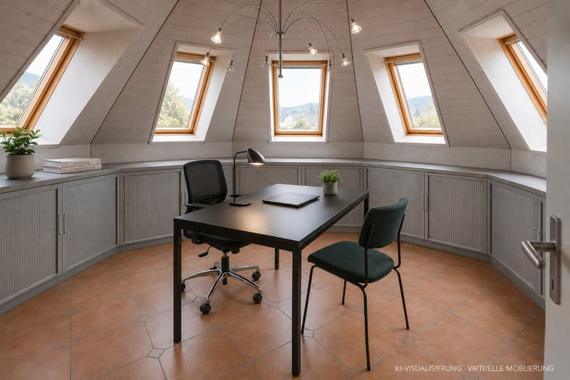 Helles 1.5-Zimmer-Gewerbelokal im 5. OG in Menziken – ideal als Praxis oder Büro (1)
