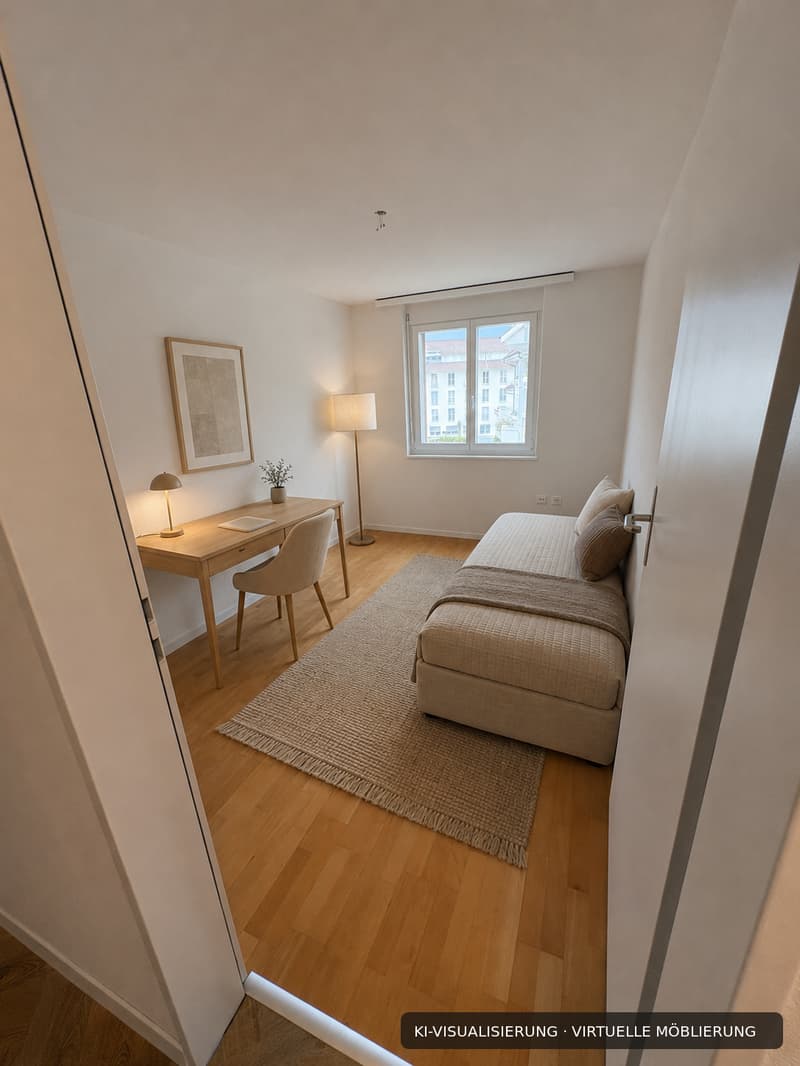 Renovierte 4.5-Zimmer-Dachwohnung mit Cheminée, Lift und Weitblick (8)