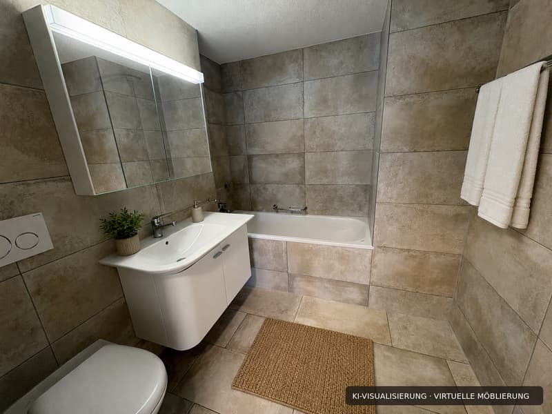 Renovierte 4.5-Zimmer-Dachwohnung mit Cheminée, Lift und Weitblick (10)