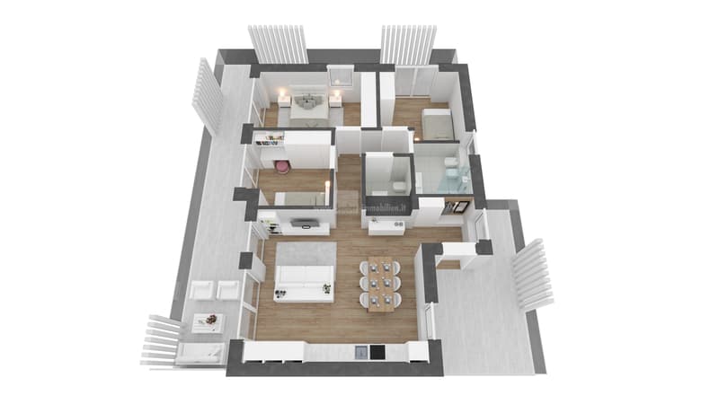 The White Residence: Ihr exklusives Zuhause mit großzügigen Fenstern, modernem Komfort und großer Terrasse. Entdecken Sie Ihre 1-Zimmer-Wohnung im 1. Obergeschoss – ein Lebensraum voller Freiheit. (13)