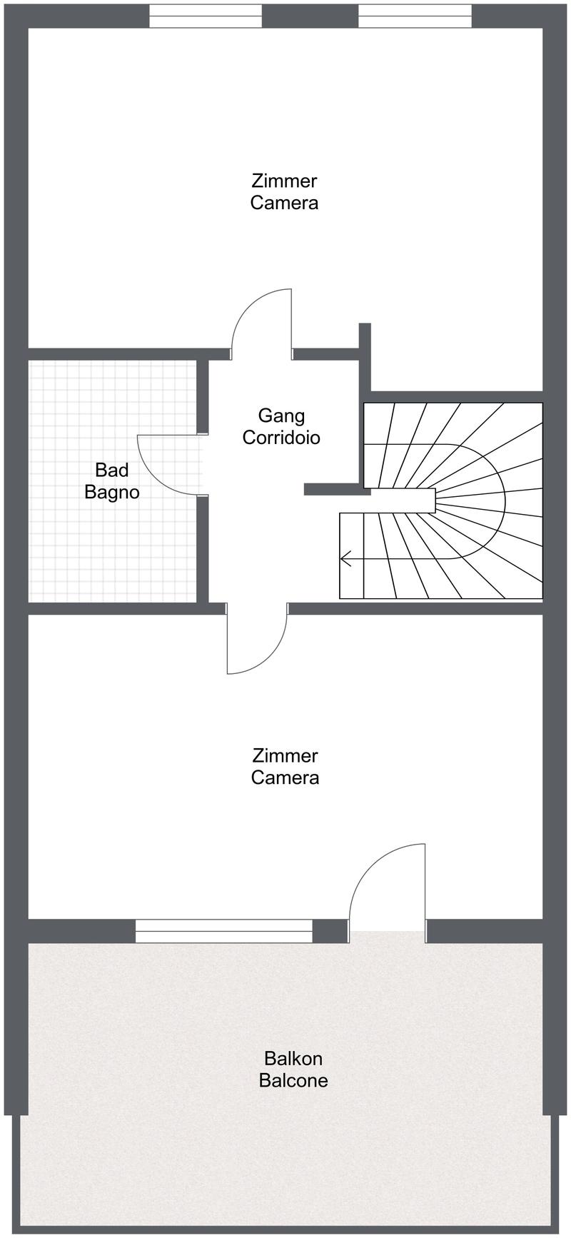 VÖLS AM SCHLERN: 1-Zimmer-Wohnung auf zwei Stöcke mit Garage zu verkaufen (2)