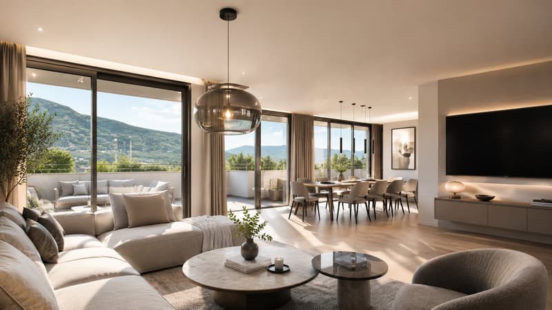 Exklusive 4.5-Zimmer-Terrassenwohnung mit traumhafter Aussicht in Grellingen (4)