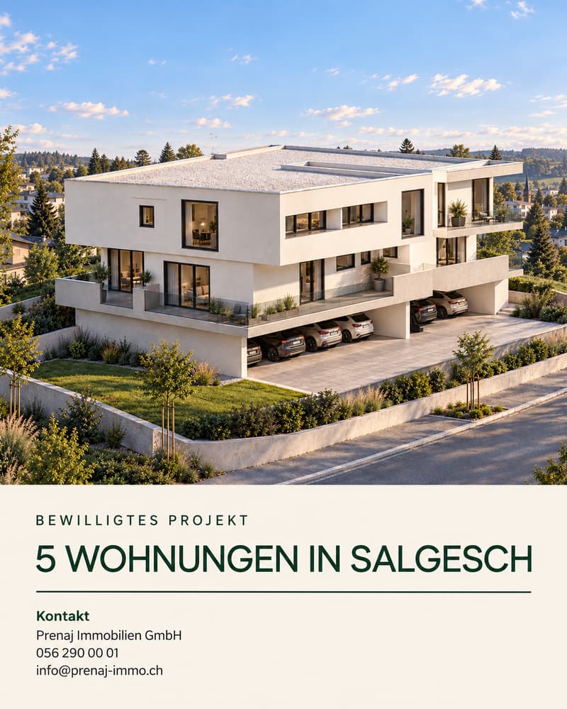 Bauland in Salgesch mit bewilligung für 5 WHG ! (1)