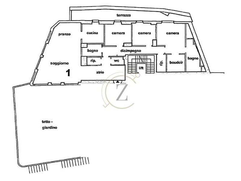 Apartment 4.5 rooms with garden in Castagnola (13)