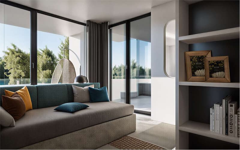 Bellinzona - Refined 3.5-room apartment of the new generation with double terrace (3)