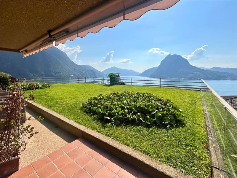 Elegante 5.5 a Castagnola Vista Lago e Giardino (2)