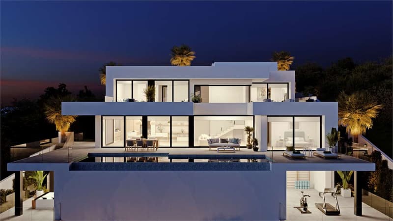 Magnifica villa moderna affacciata sul mare (3)
