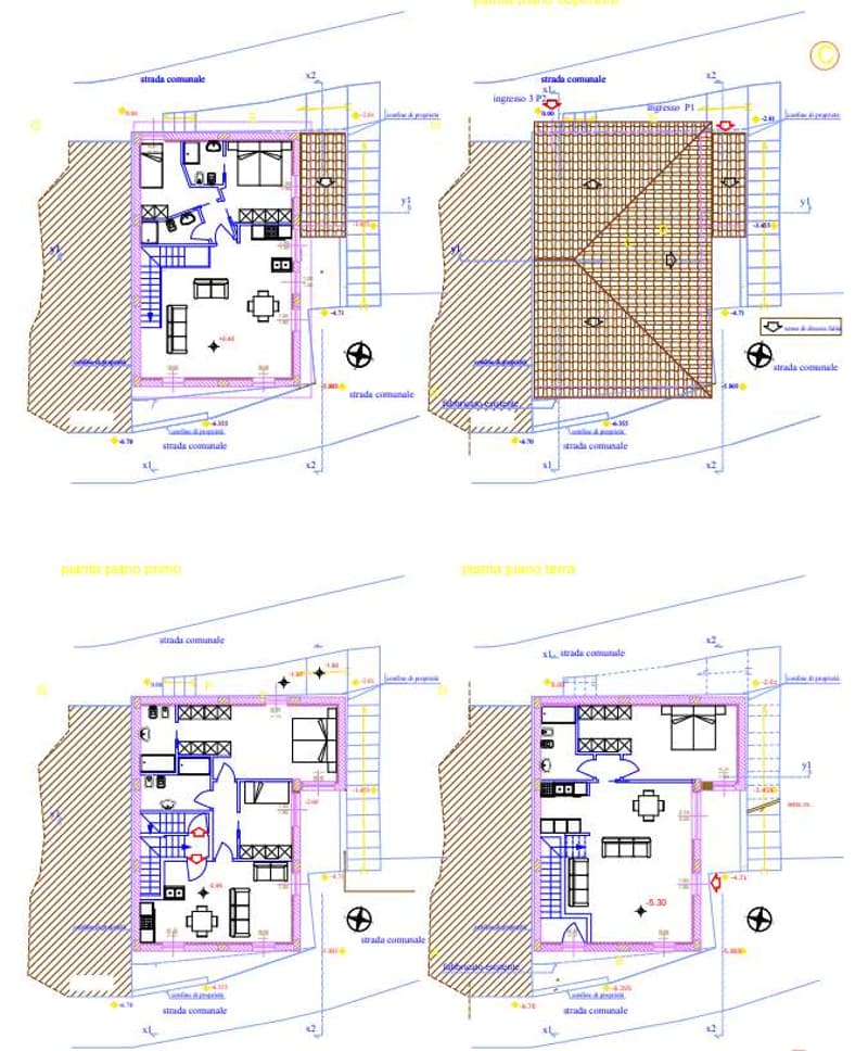 Sale of building land in the nucleus of Cademario (3)