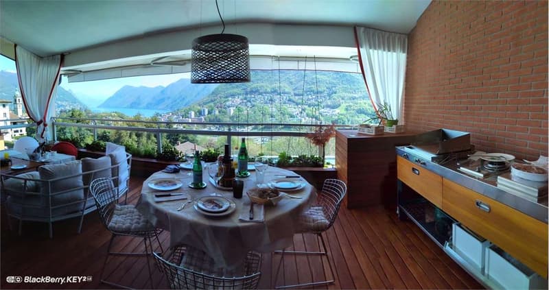 Montagnola - Exklusives Dachgeschoss-Duplex mit Seeblick, 50 m von der TASIS (5)