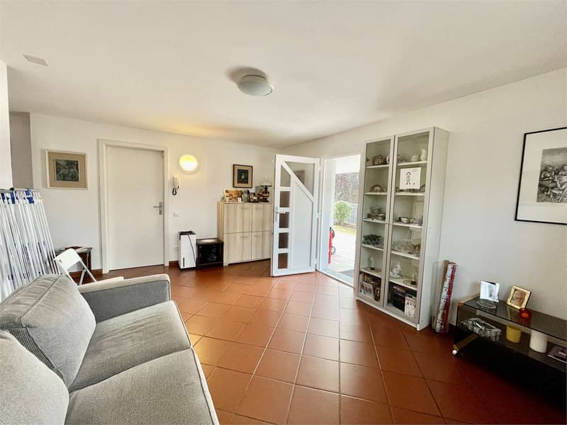 Villa bifamiliale avec piscine et vue panoramique - Cadro (13)