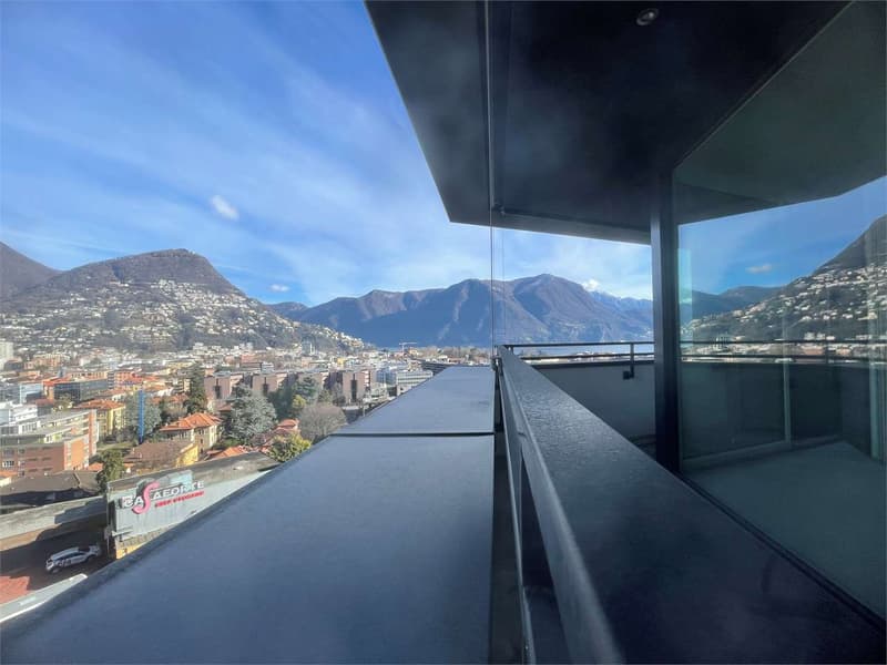 Nuovo Attico con Vista Lago a Lugano, posizione centrale (2)