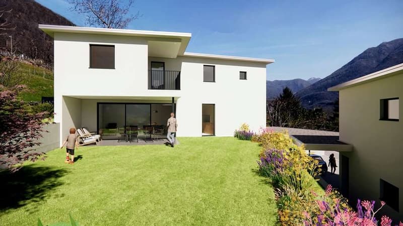 Vente de terrain constructible avec projet pour 2 maisons unifamiliales, Mezz (6)
