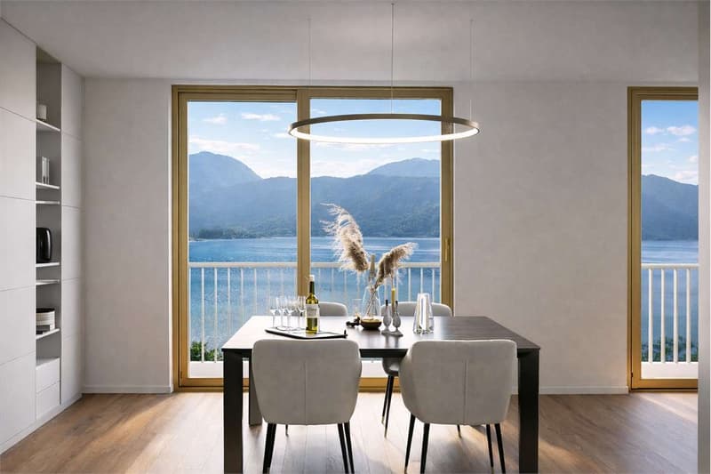 Merveilleux duplex avec vue sur le lac à Melide (5)