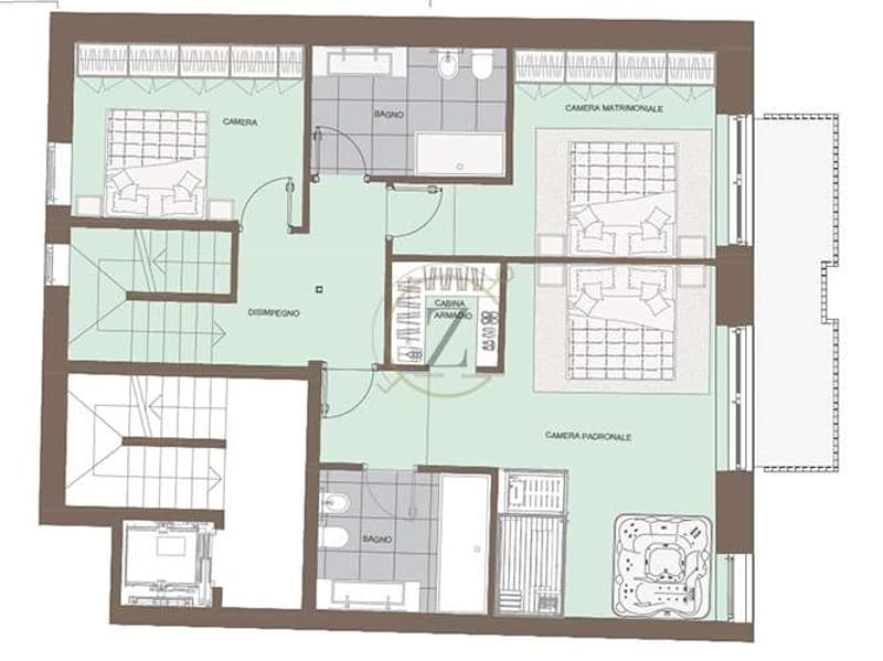 Merveilleux duplex avec vue sur le lac à Melide (13)