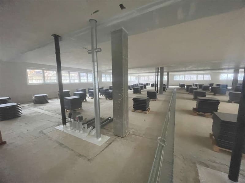Magazzino/ufficio Open space  di oltre 1'400  mq in affitto a Vezia, N (9)
