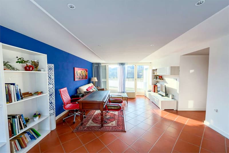 Luminieux penthouse avec double terrasse à Vacallo (3)